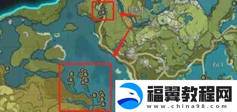 原神青蛙快速收集路线